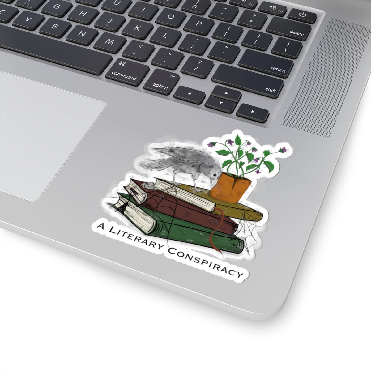 A Literacy Conspiracy Kiss-Cut Sticker