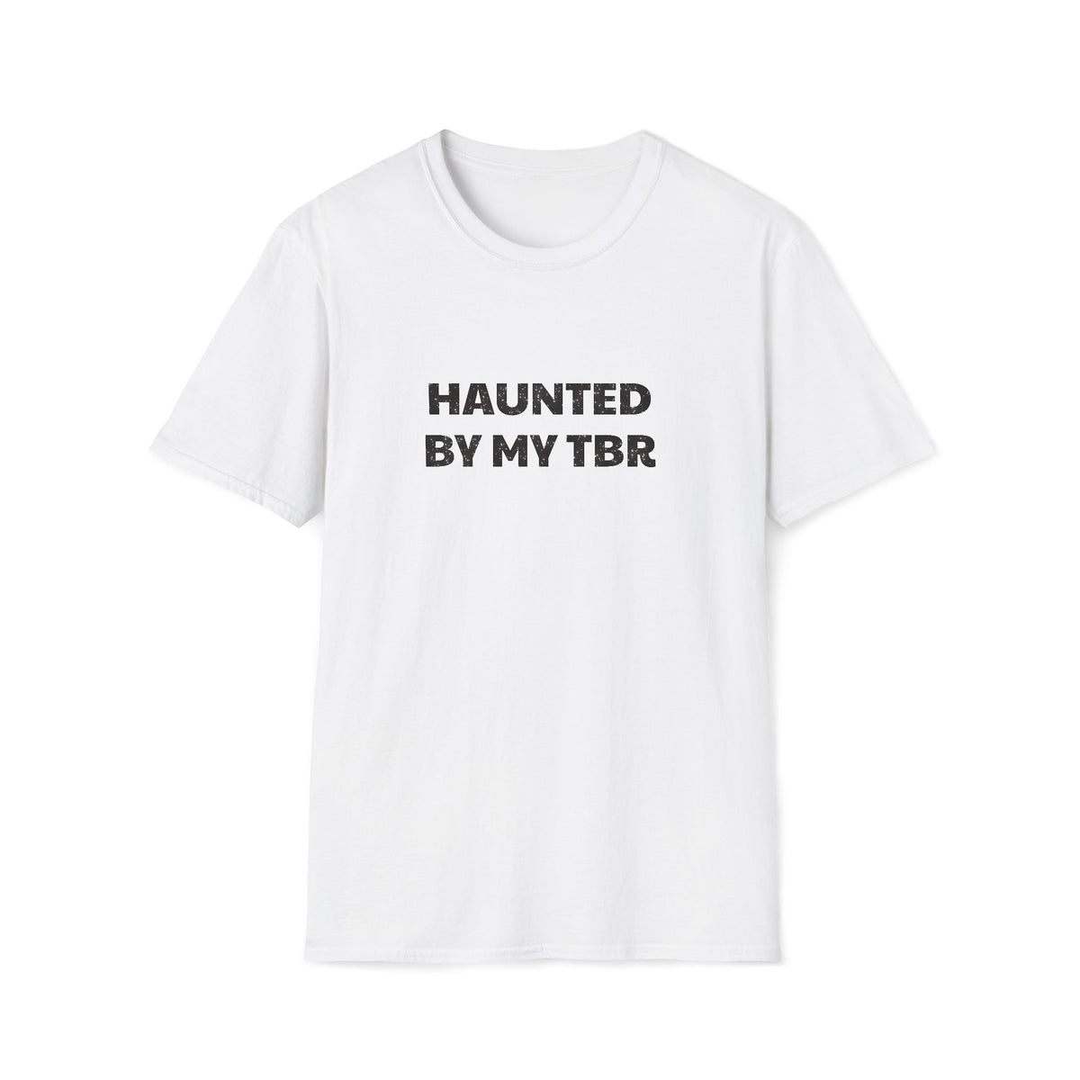 Haunted By My TBR Glitter Print T-Shirt