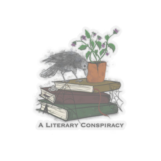 A Literacy Conspiracy Kiss-Cut Sticker