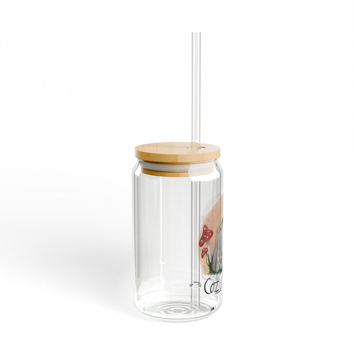 Cozy Reading Sipper Glass, 16oz