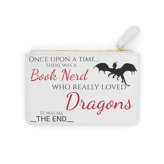 Dragon Book Nerd Mini Clutch Bag