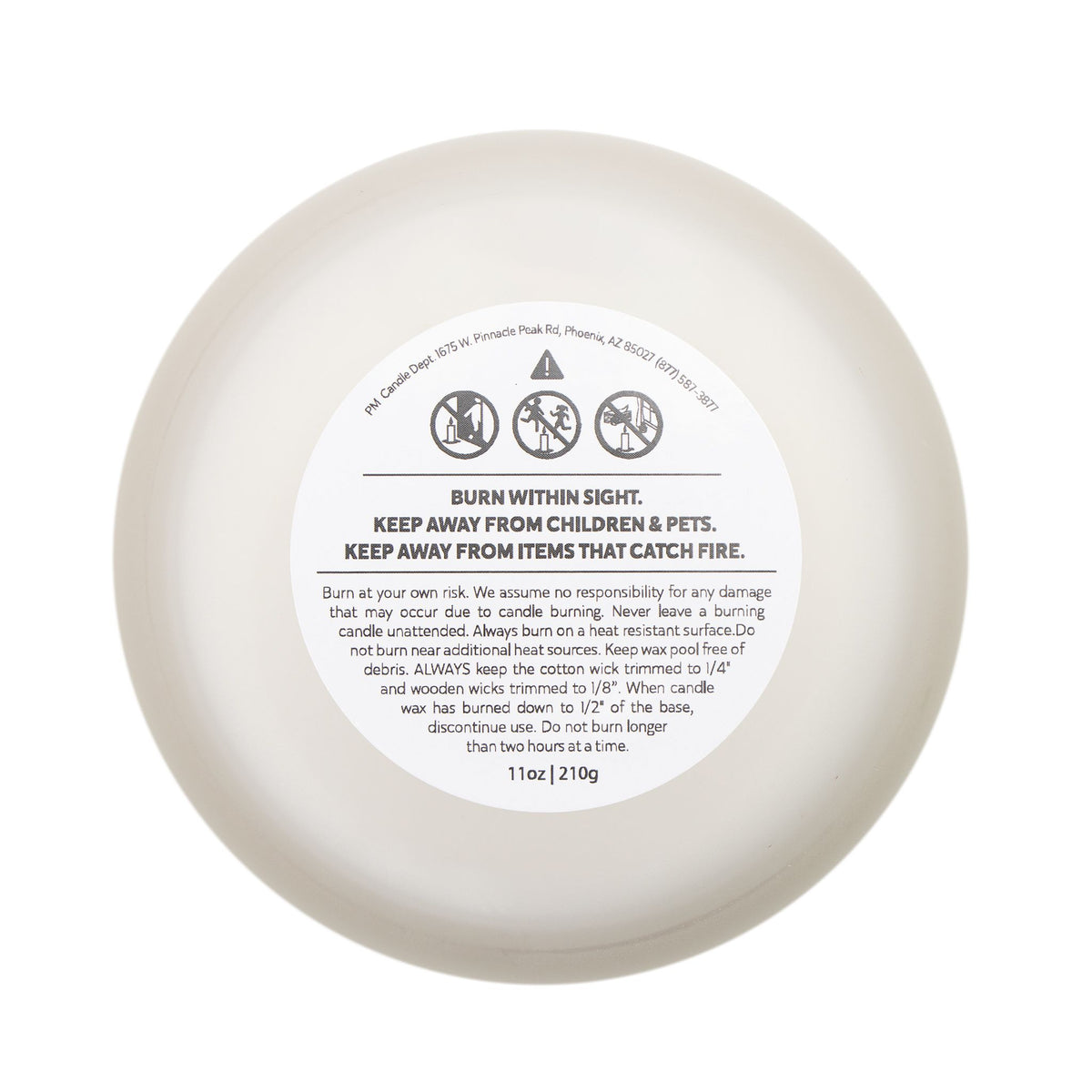 A Literary Conspiracy Frosted Glass Candle, 11oz
