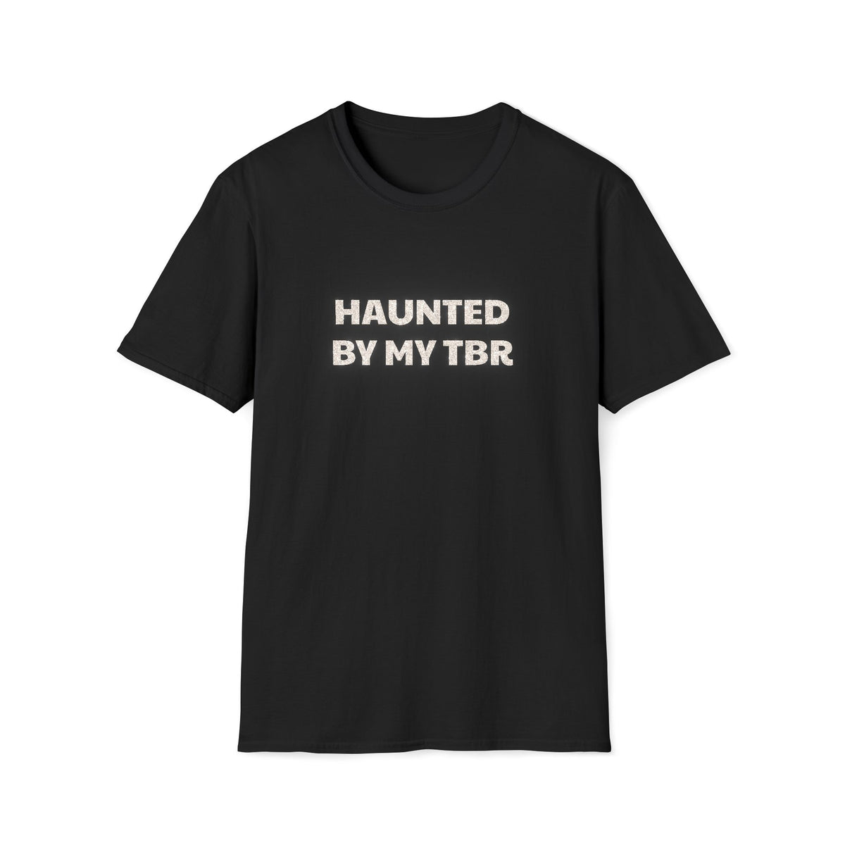 Haunted By My TBR Glitter Print T-Shirt
