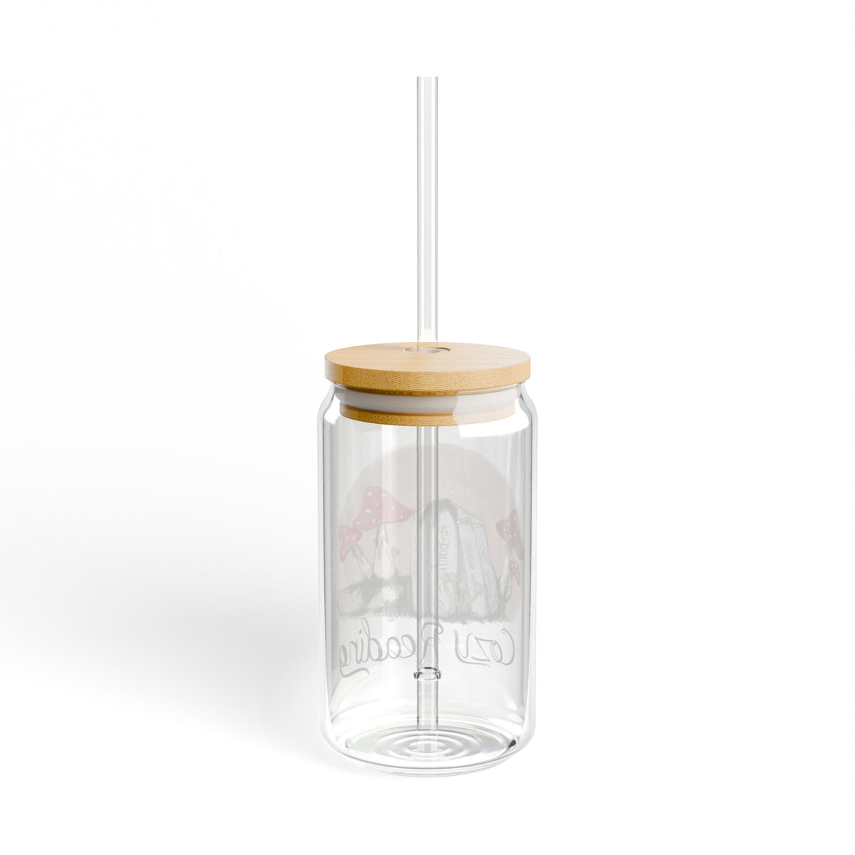 Cozy Reading Sipper Glass, 16oz