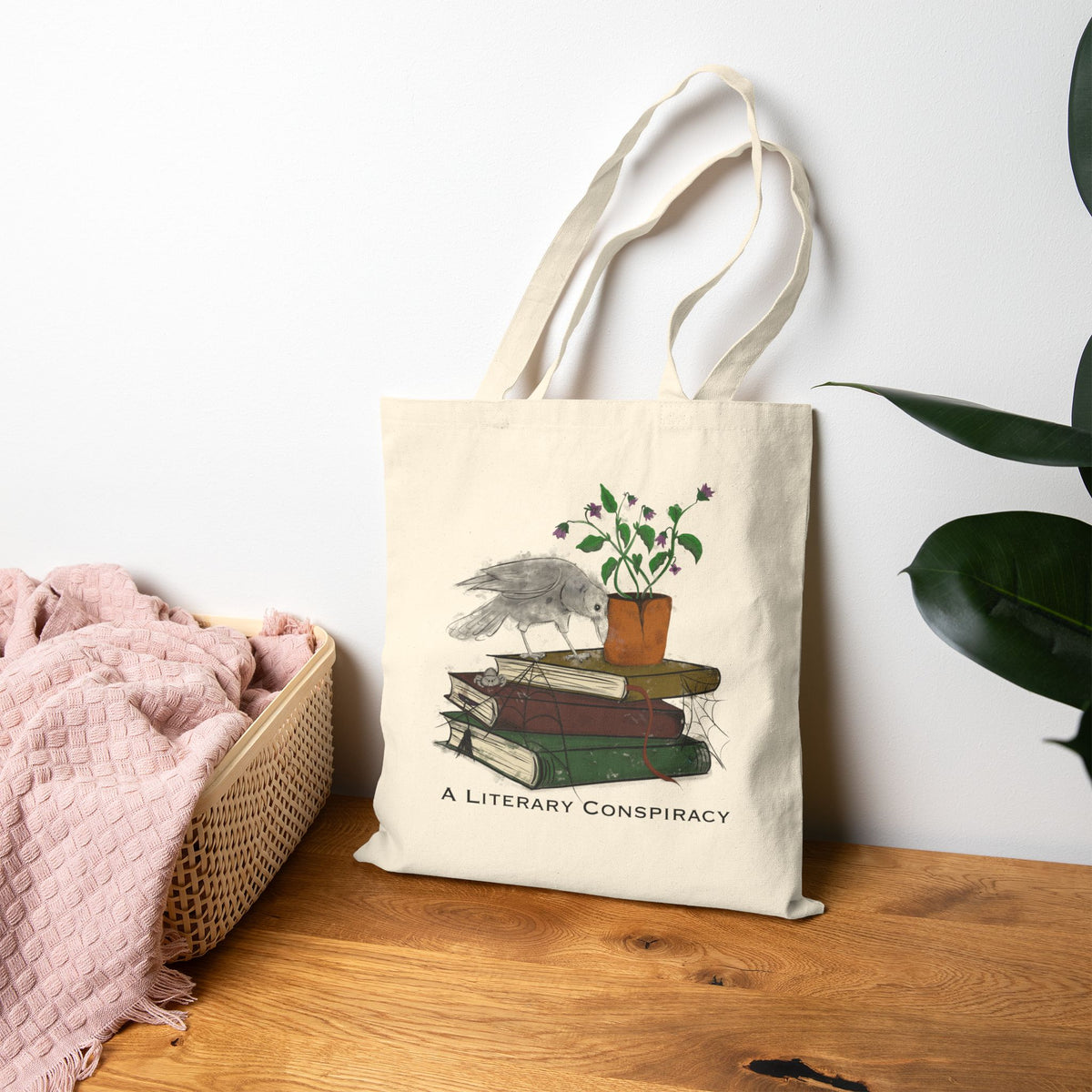 A Literary Conspiracy Tote Bag