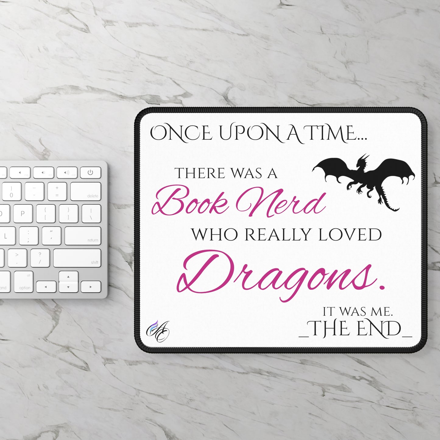 Dragon Book Nerd Gaming Mouse Pad