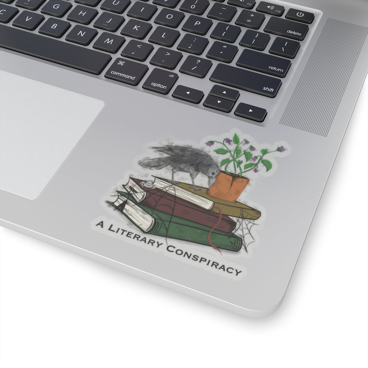 A Literacy Conspiracy Kiss-Cut Sticker