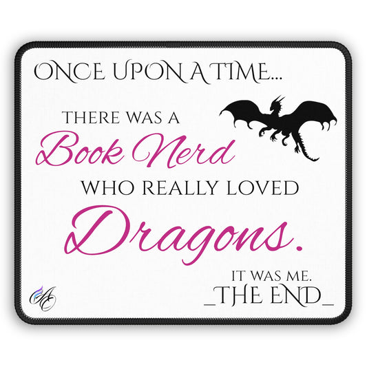 Dragon Book Nerd Gaming Mouse Pad