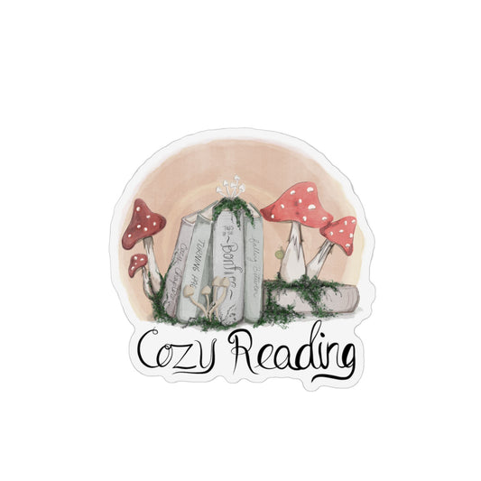 Cozy Reading Custom Shape Magnet